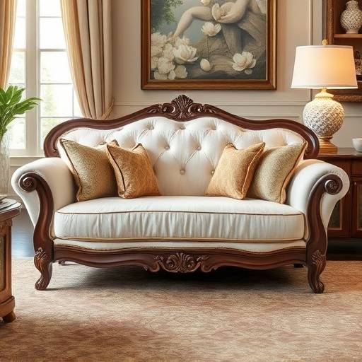 Image of the 'Magnolia Loveseat', one of the company's more luxurious pieces