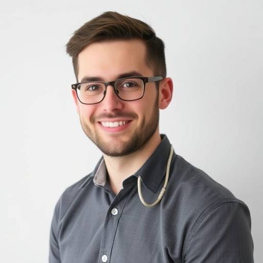 Portrait of Julian Vance, Lead Designer at EverBloom Furnishings.