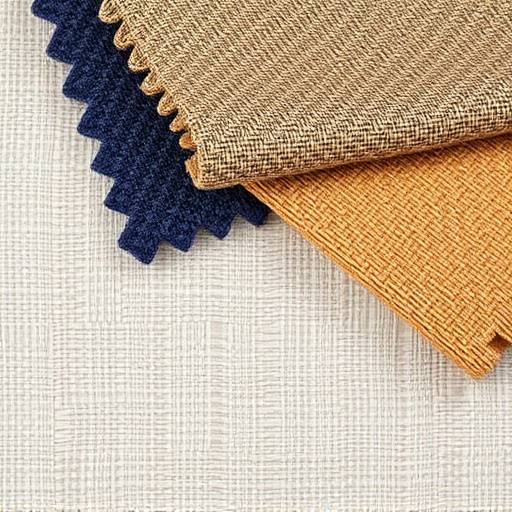 Selection of various fabric swatches for custom upholstery